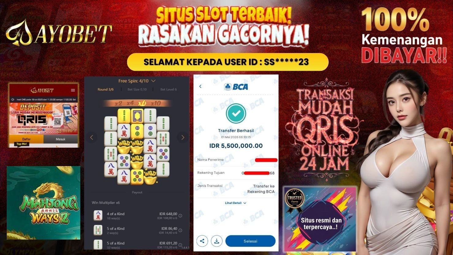 AYOBET JACKPOT SLOT MAHJONG WAYS 2